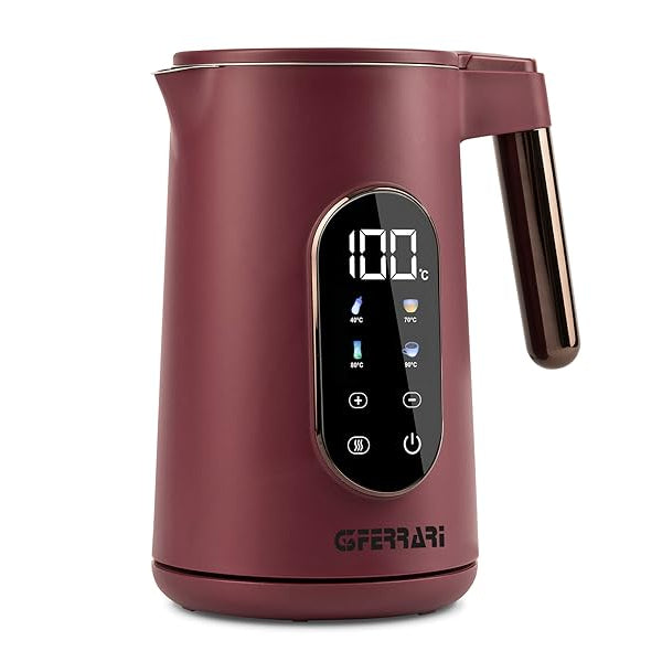 G3 Ferrari Thermostatic Kettle G10205 – Black & Red