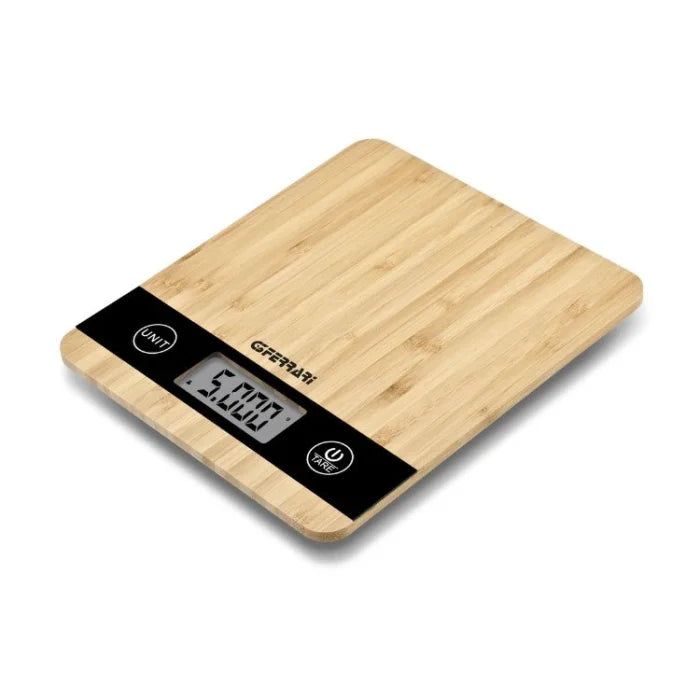 G3 Ferrari Electronic Kitchen Scale – Bamboo (5kg)