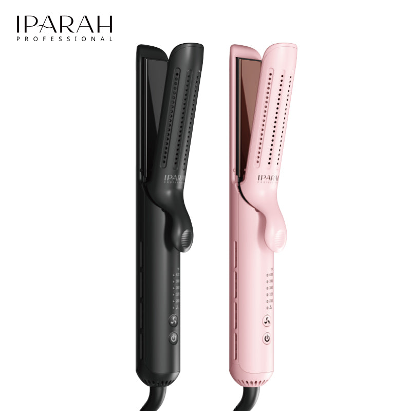IPARAH P-118 Hair Straightener – Professional 2-in-1 Curling Wand & Titanium Flat Iron