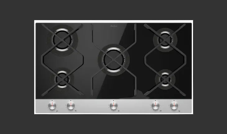 Amica PG9711SRBQ 89 cm Built-In Gas Hob