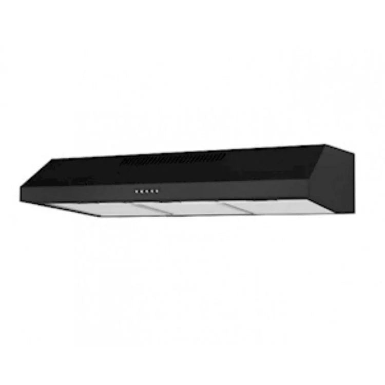 France 90 cm Black Chimney Cooker Hood