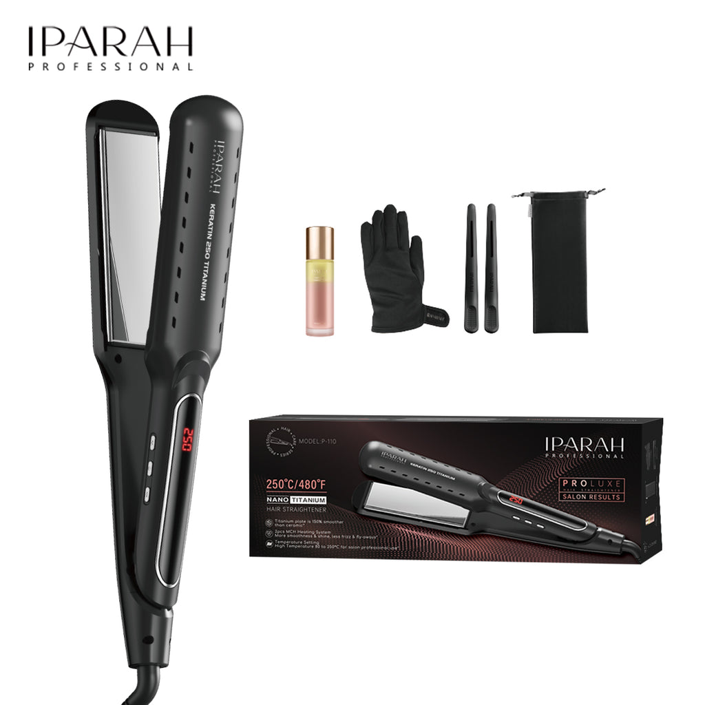 IPARAH P-110 High-Temperature Titanium Hair Straightener