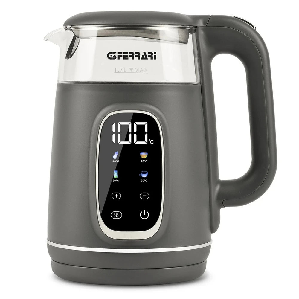 G3 Ferrari Tisaniere Glass Kettle G10224 – Gray