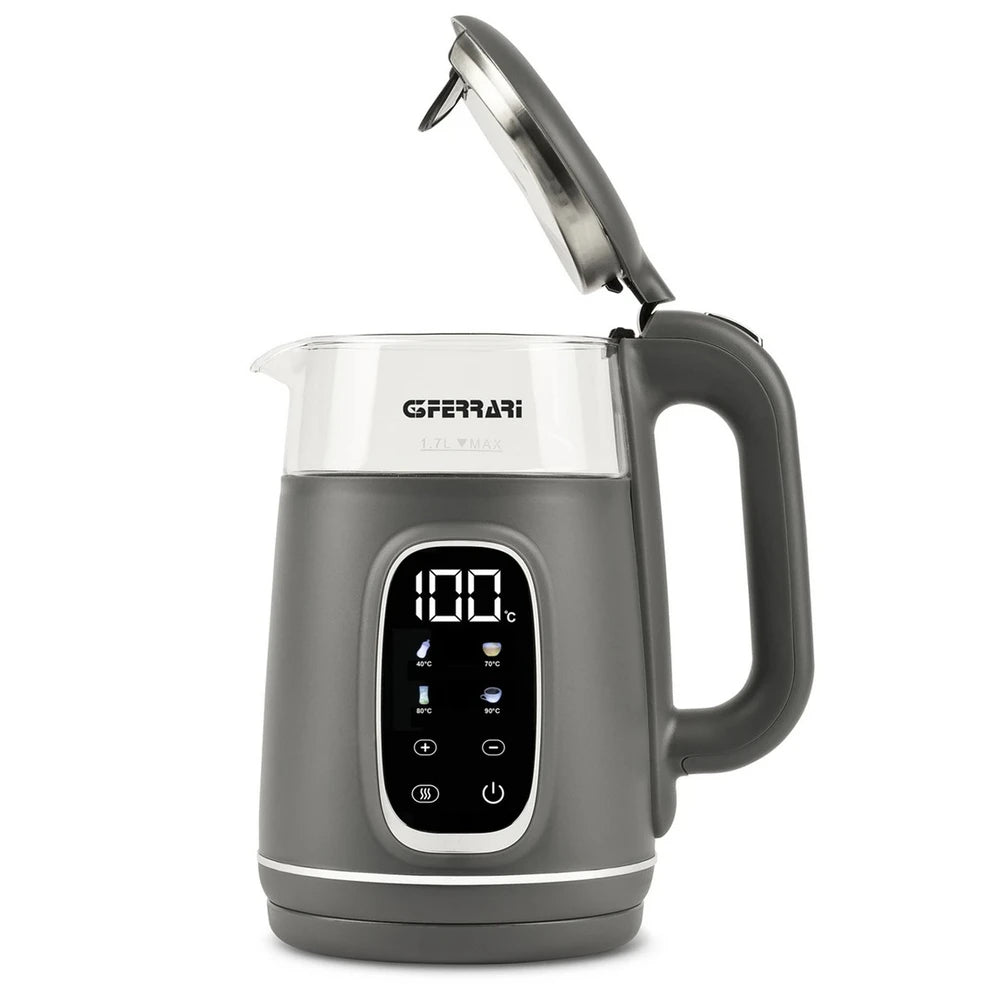 G3 Ferrari Tisaniere Glass Kettle G10224 – Gray