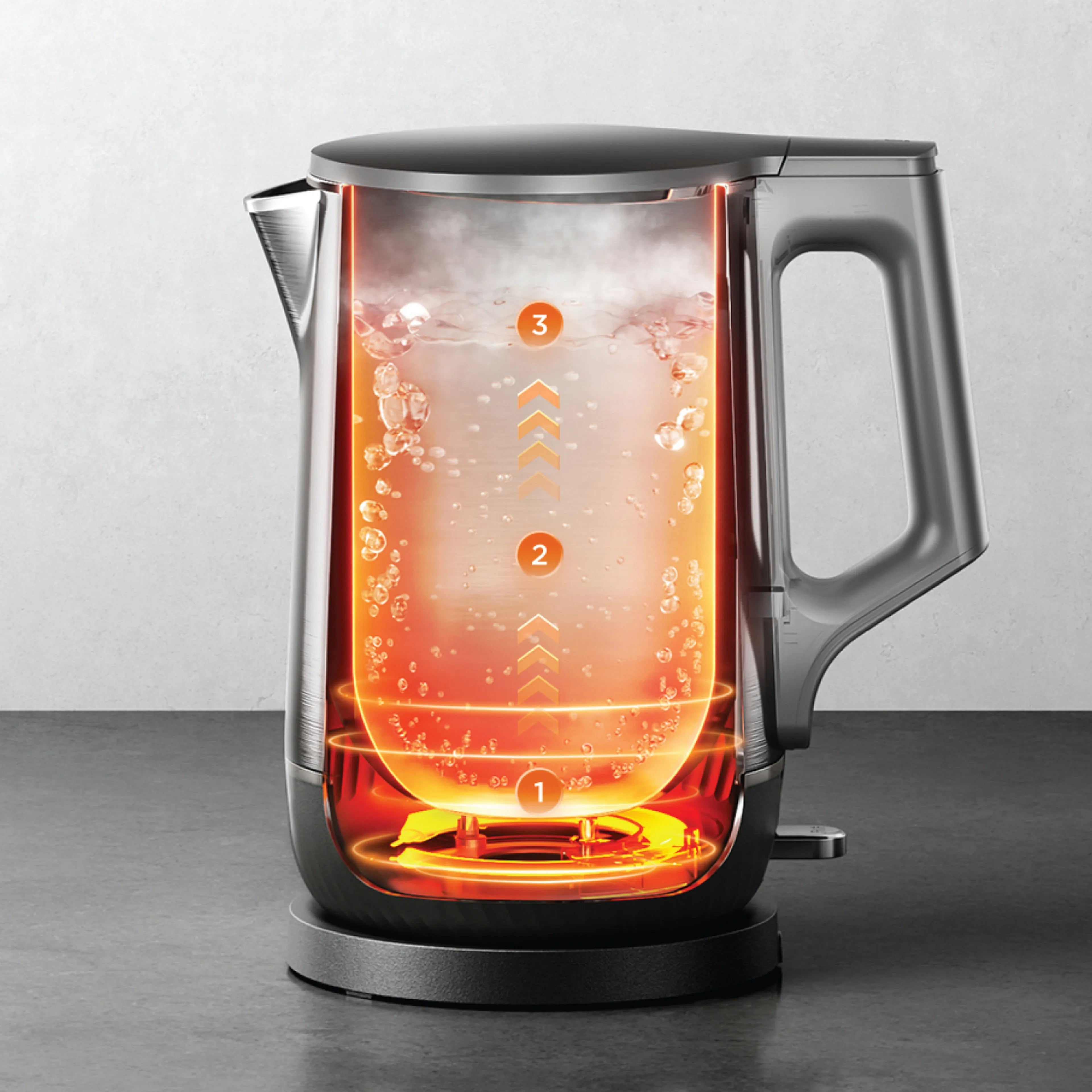 Nutricook Stainless Steel Electric Kettle 1.7L – 1800W
