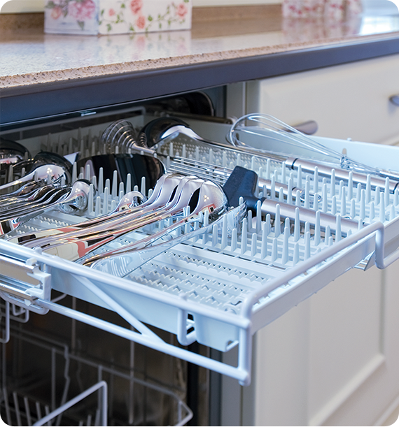 Tesla Freestanding Dishwasher 14 Place Settings – Inox