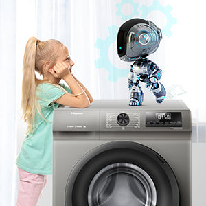 Hisense WFQP7012T-P Front Load Washing Machine – 7 Kg