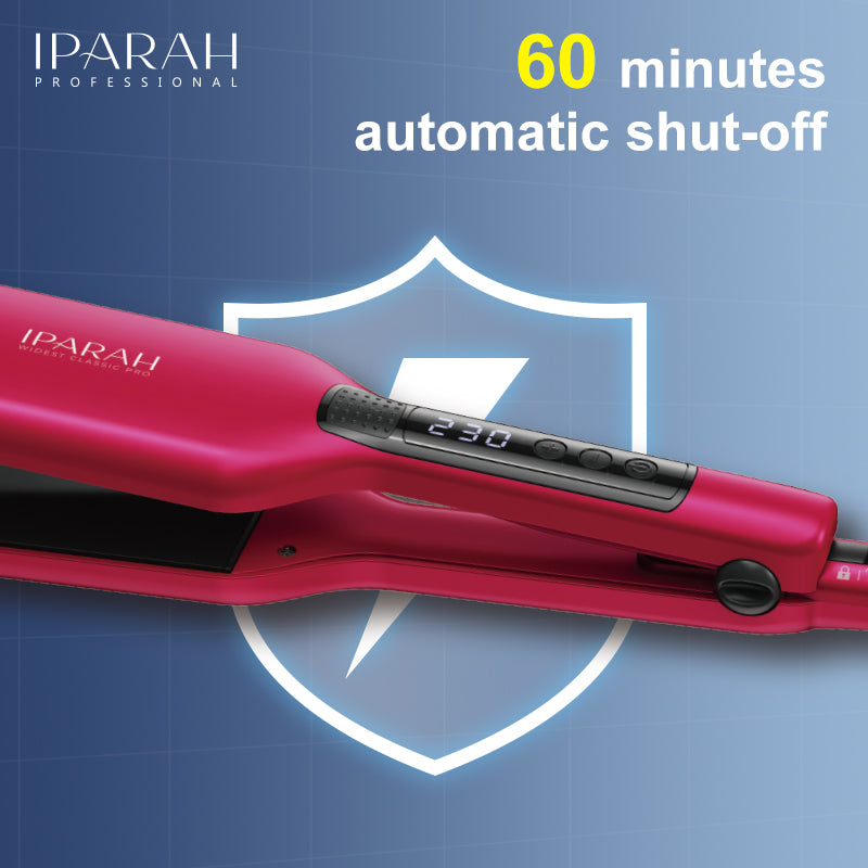 IPARAH P-120B Wide Hair Straightener – Professional Flat Iron