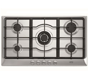 Lofra Artes HDS9E0/GD26 90 cm Stainless Steel Gas Hob