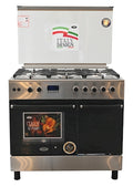 Xper – 90 cm Gas Cooker | Stainless Steel