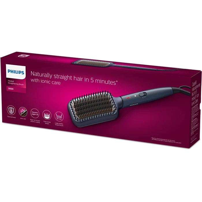 Philips 5000 Heated Straightening Brush BHH885/03