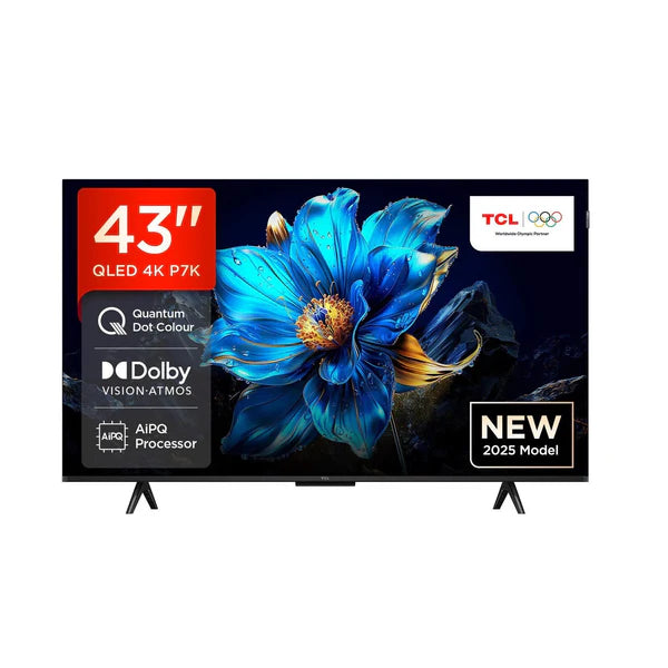 TCL 43P7K 43″ QLED 4K UHD Smart Google TV