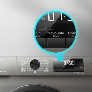 Hisense WFQP7012T-P Front Load Washing Machine – 7 Kg