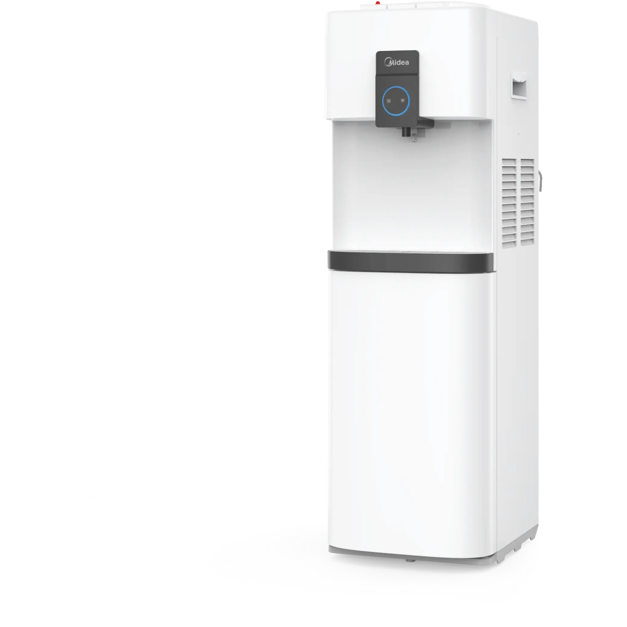 Midea Top Loading Water Dispenser with Refrigerator White YL2037S-B