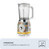 Ariete 0583/0P Positano Blender with Glass Jug – 1.5L
