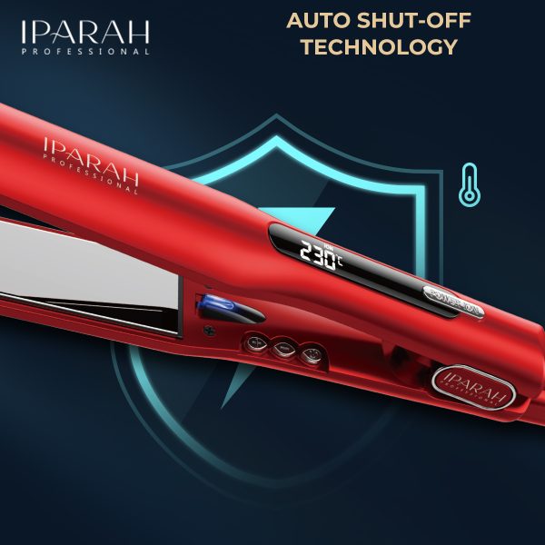 IPARAH P-108 Professional Electric Hair Straightener for Women – LCD Display & Titanium Coating Plate