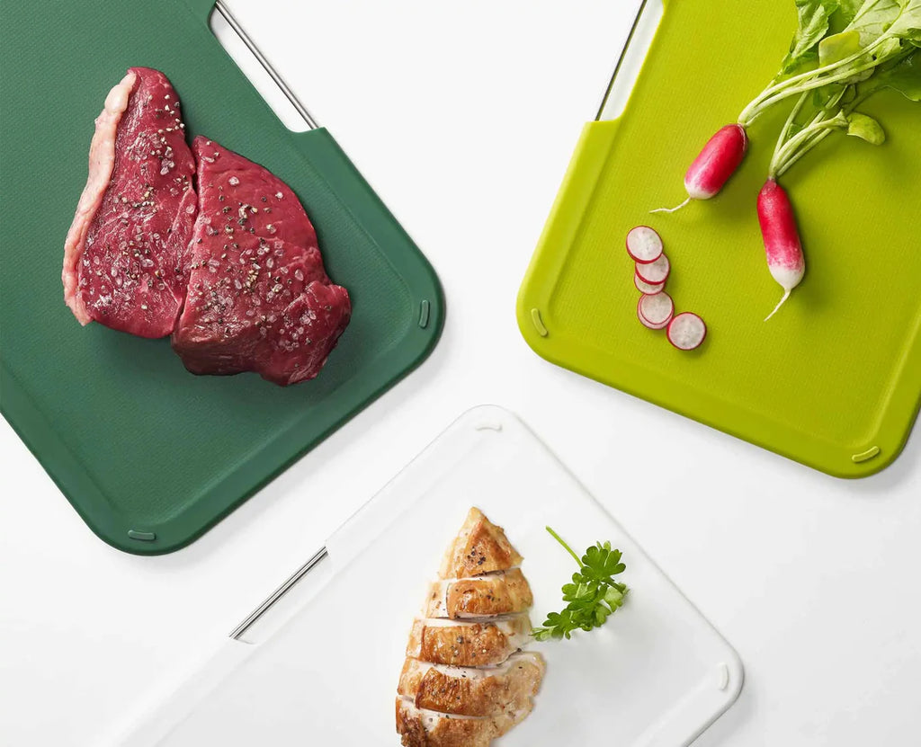 Joseph Joseph Nest™ 3-piece Chopping Board Set (Green)