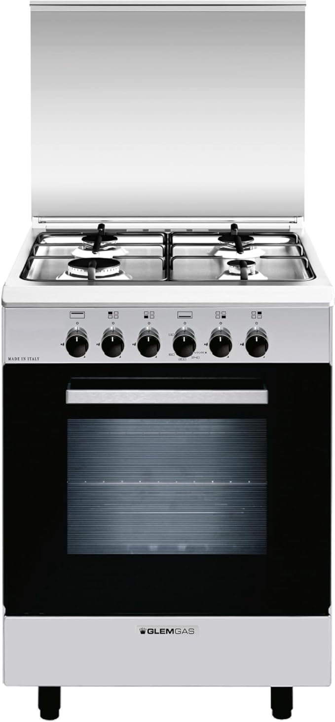 Glem Gas – 60 cm Gas Oven with Gas Grill and 4-Burner Hob