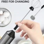 Dorsch rechargeable milk frother f-70 with stand