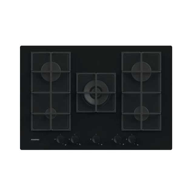 Rosières RVG74BMBD – 95 cm Gas-on-Glass Hob