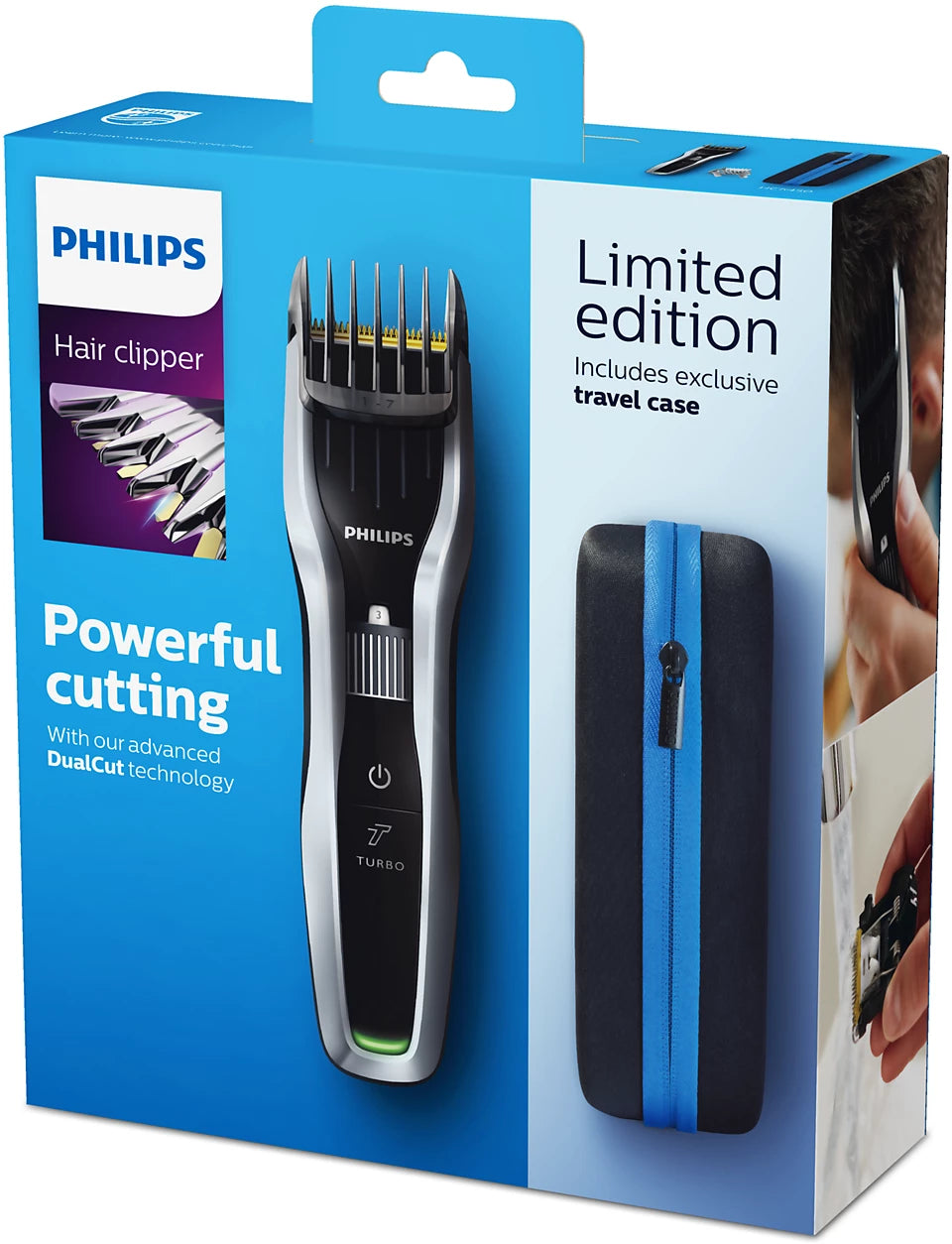Philips HairClipper Series 5000 – Titanium Blades with DualCut Technology