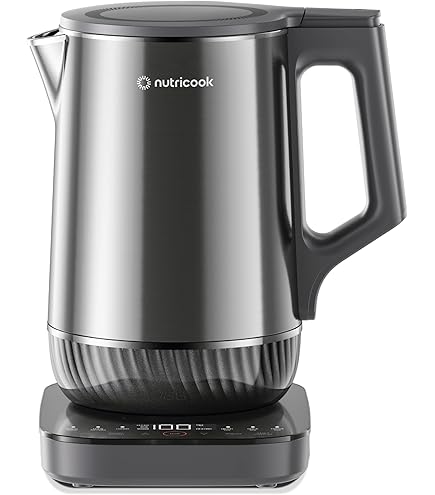 Nutricook Stainless Steel Electric Kettle 1.7L – 1800W