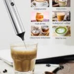 Dorsch rechargeable milk frother f-70 with stand