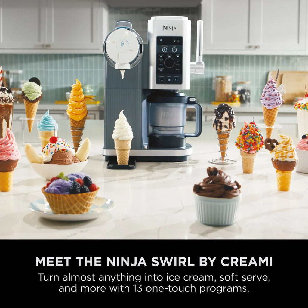 Ninja Swirl 13-in-1 Soft Serve & Ice Cream Maker NC701UK