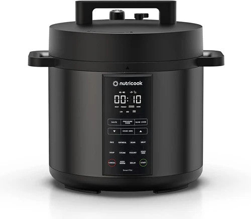 Nutricook Smart Pot 2 Electric Cooker 8L – Black Stainless Steel