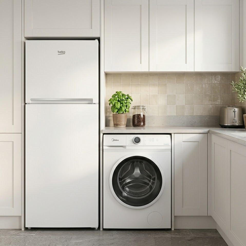 Beko Fridge & Midea Washing Machine Bundle Offer