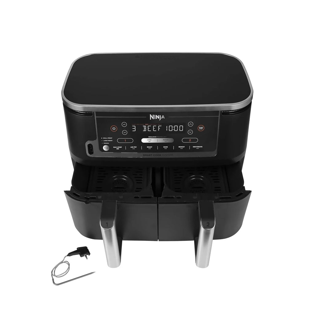 Ninja Air Fryer Dual Zone 9.5L with Thermometer