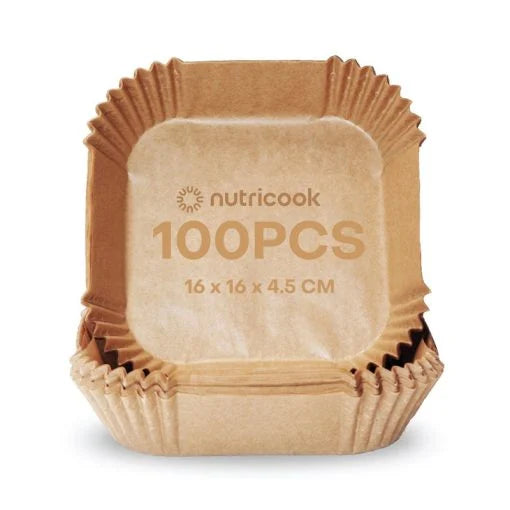 Nutricook AFL100 Disposable Air Fryer Liners – 100 Pieces