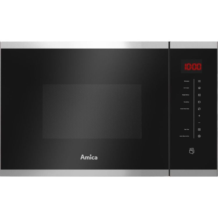 Amica Built-In Microwave Combi 25 L – Inox & Black