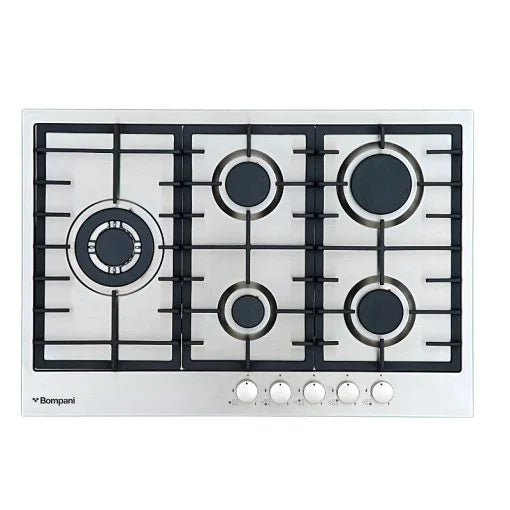 Bompani BO293MQ 90 cm Built‑In Gas Hob – Stainless Steel