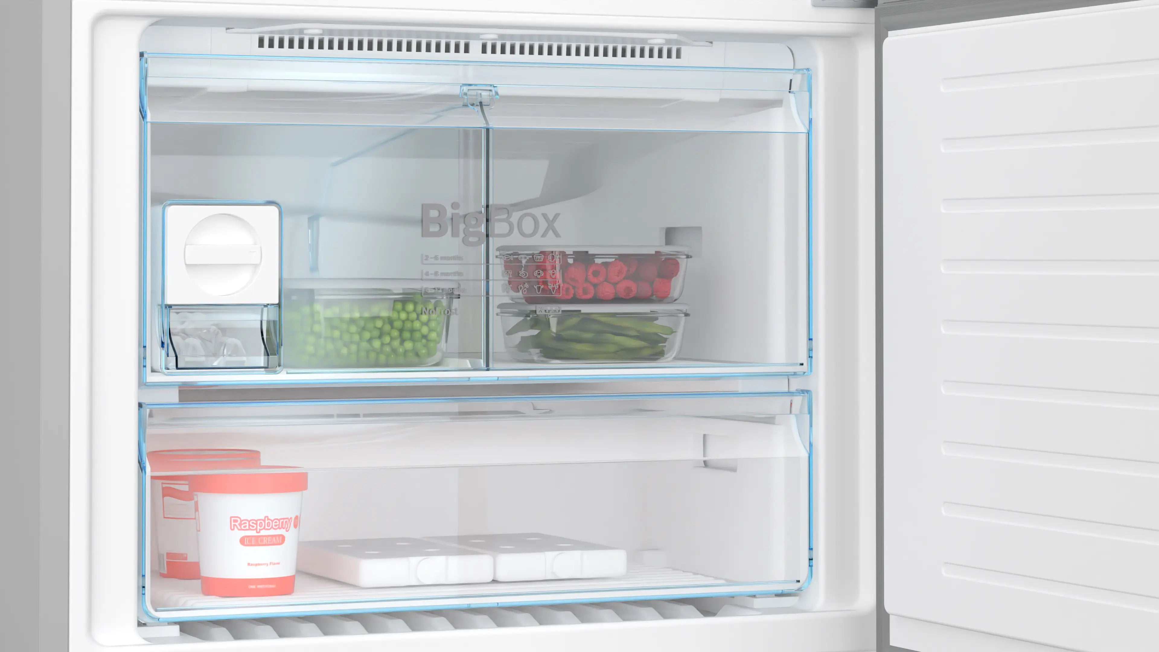 Bosch KGN86AI32U fridge-freezer 186 x 86 cm Brushed steel