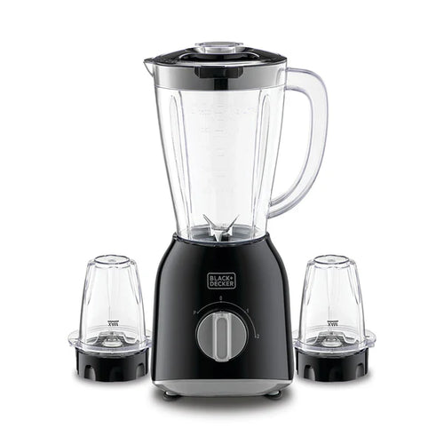 Black & Decker Blender with 2 Grinder Mills | BX365-B5 – 1.5L, 400W