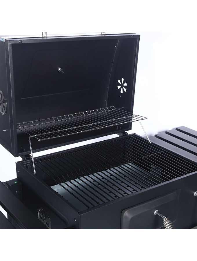 Campomatic Charcoal Barbecue BBQ620 – Outdoor Grill with Lid