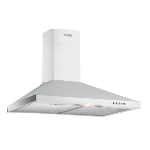 Elleti 60 cm White Chimney Cooker Hood