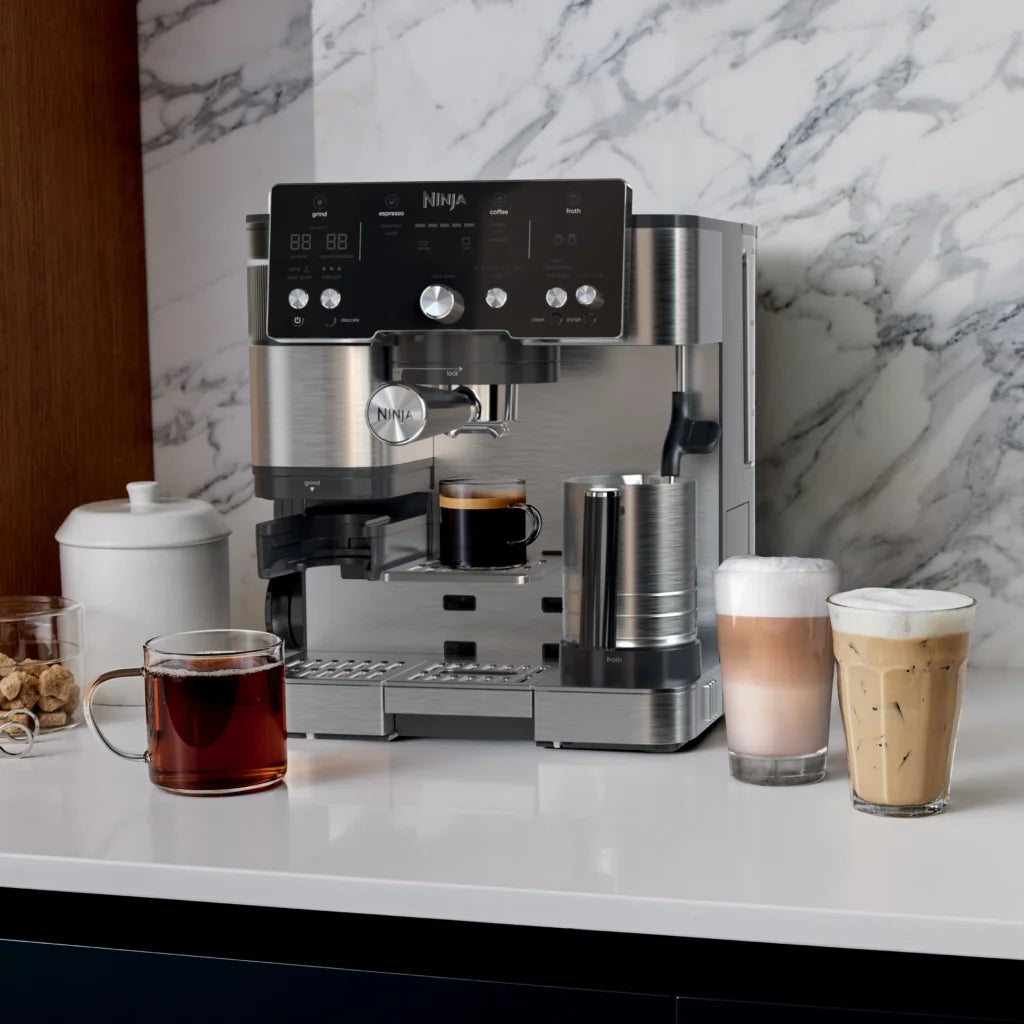 Ninja 2-in-1 Coffee Maker with Grinder & Frother – ES501EU