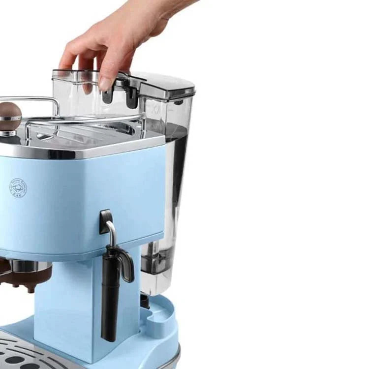 Delonghi Icona Vintage Espresso & Cappuccino Machine – Azur Blue