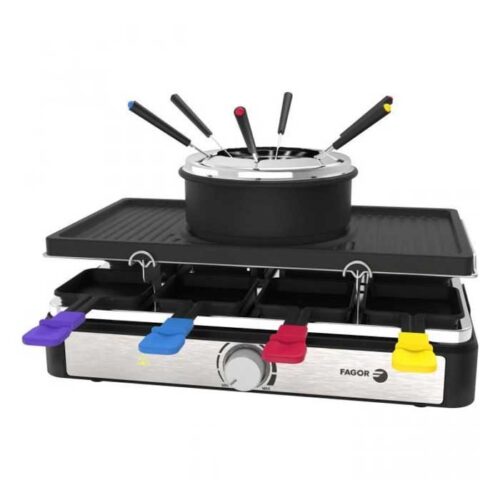 Fagor FG369 3-in-1 Raclette, Fondue & Grill – 1400 W