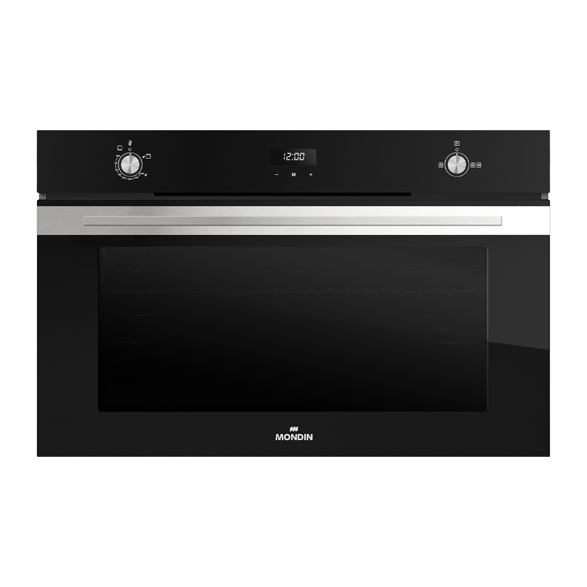 Mondin FM90KH04D 90 cm Built‑In Gas Oven – Black