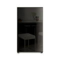 Campomatic Single Doort Fridge 5 cu.ft Black Glass – FR160BG