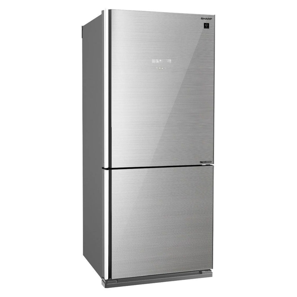 Sharp SJ-GV73JSL – 26 Cu.Ft  2-Door Bottom Freezer Refrigerator- Silver Glass