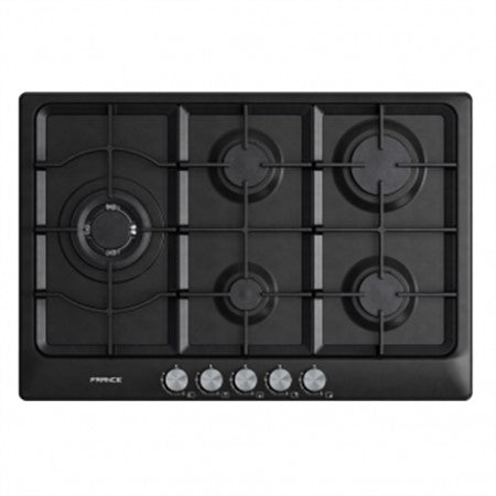 France PLUX75BLACK 75 cm Built‑In Gas Hob – Black