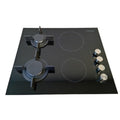 France VD60BNGV 60 cm Built‑In Gas & Vitroceramic Hob – Black Glass