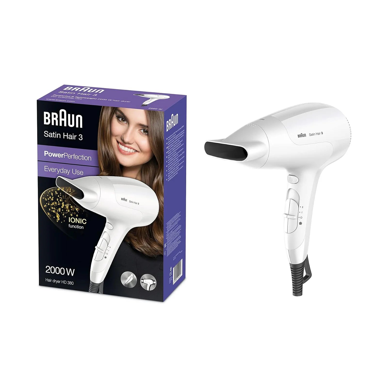 Braun Hair Dryer Satin Hair 3 – 2000W Ionic