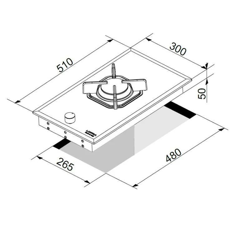 Lofra 30 cm Gas Hob HGN310