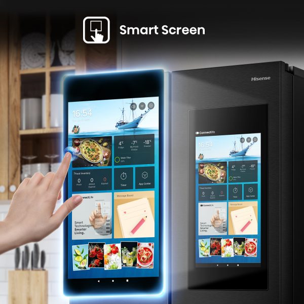 Hisense RQ759N4IBU1 Four Door French Refrigerator with Touch Screen – 759L