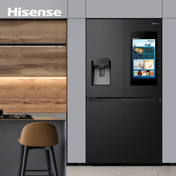Hisense RQ759N4IBU1 Four Door French Refrigerator with Touch Screen – 759L